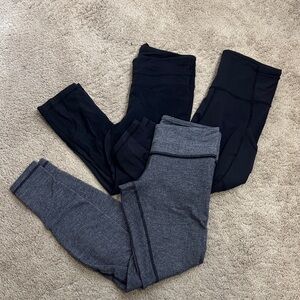 Lululemon Lot of Size 6 Leggings 3 Pairs!!!!